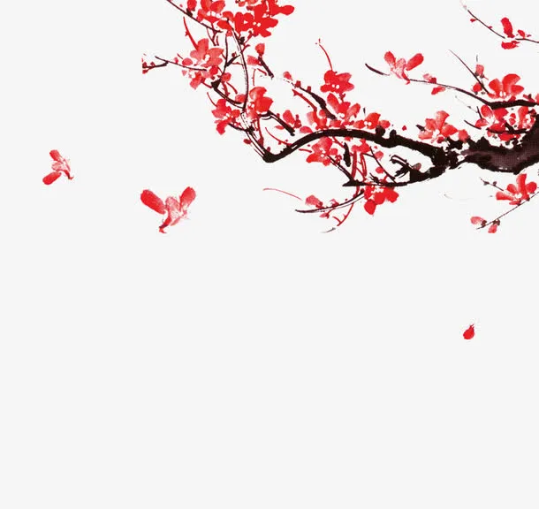 中国风梅花免抠