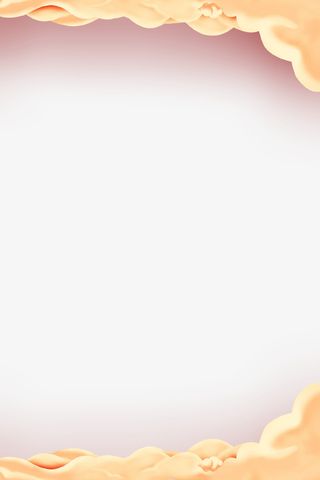 黄色中国风云层云海免抠