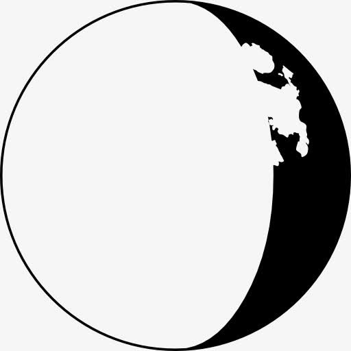 月亮相位符号图标免抠