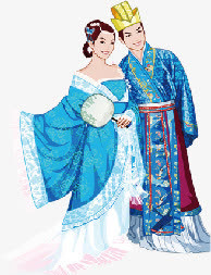 七夕牛郎织女免抠