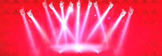 红色灯光背景