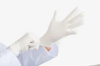 戴医用手套的高清免扣素材免抠