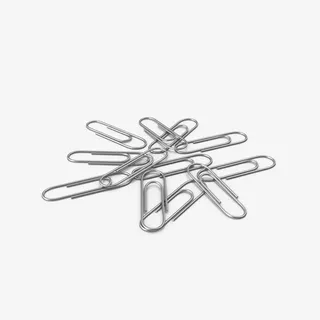 一堆回形针免抠