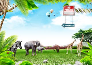 动物园宣传背景高清