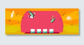 暑期商品促销背景图高清