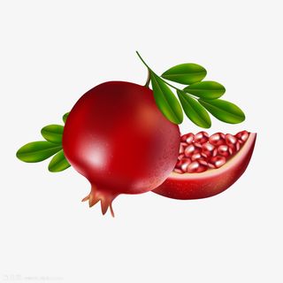 水果，石榴，植物，夏季免抠