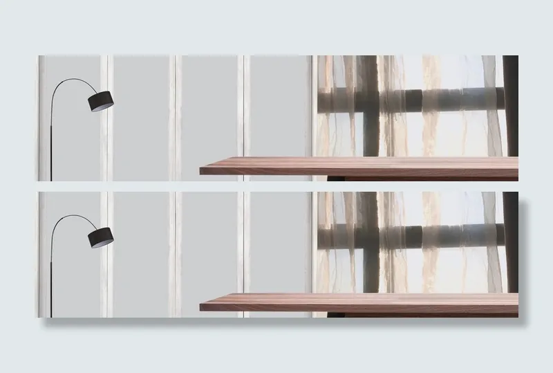 现代桌子窗帘背景高清