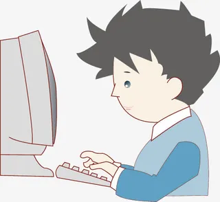 韩国小男孩PNG矢量图免抠