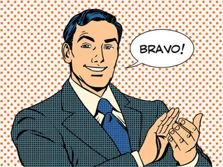 手绘金融男免抠