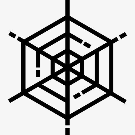 蜘蛛网图标免抠