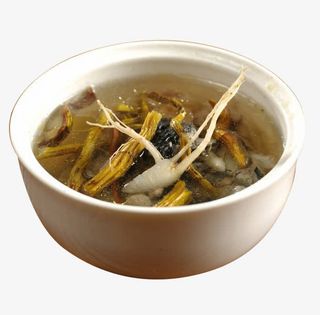 石斛花旗参炖乌鸡免抠