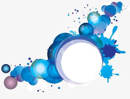 时尚彩绘圆形背景矢量素材 时尚彩绘圆形背景矢量素材