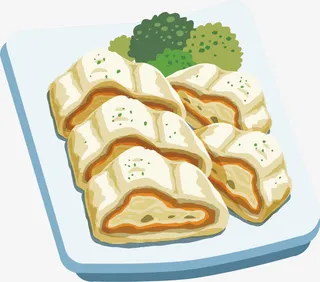 菜品矢量图免抠