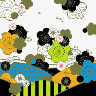 和风樱花纹理免抠