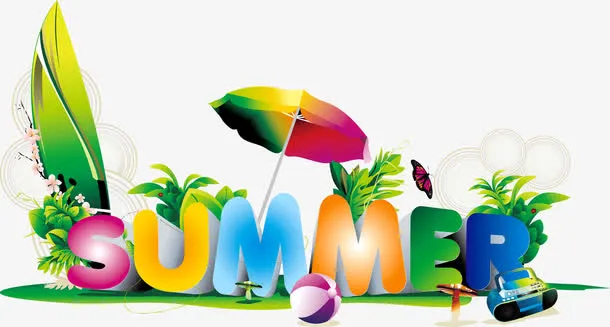 夏威夷夏天summer免抠