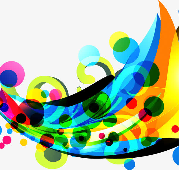 炫彩科技背景免抠