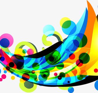 炫彩科技背景免抠