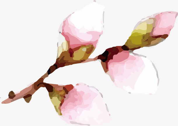 手绘花骨朵PNG下载免抠