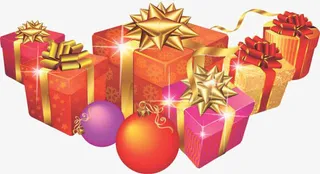 圣诞礼盒免抠