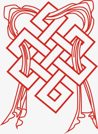 吉祥物吉祥结免抠