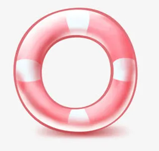 图标设计游泳圈免抠