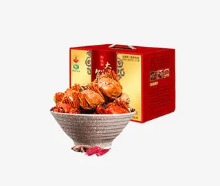 碗里的阳澄湖大闸蟹免抠