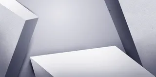 灰色简约立体几何品牌海报背景素材高清
