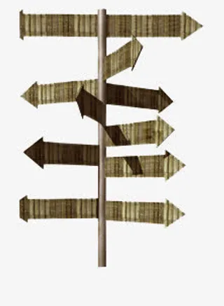 箭头路牌图片免抠