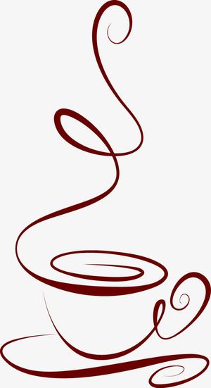 咖啡标签矢量素材免抠