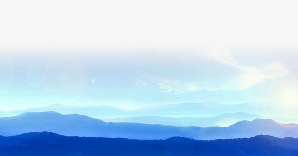 中国风水墨风景山水图免抠