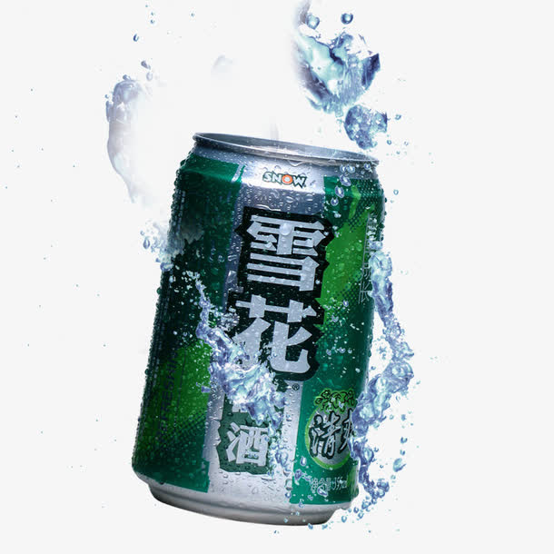 罐装雪花啤酒免抠