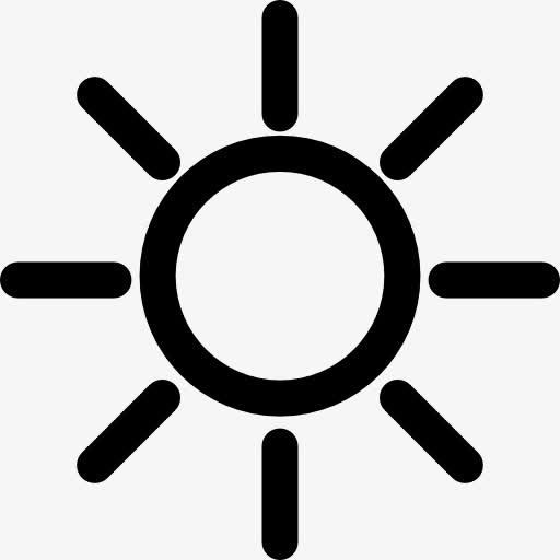 Shiny Sun 图标免抠