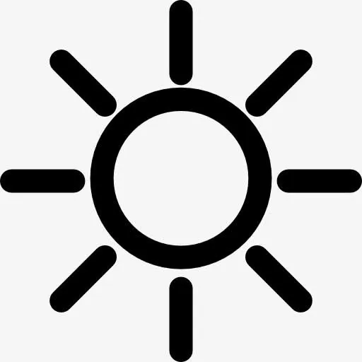 Shiny Sun 图标免抠