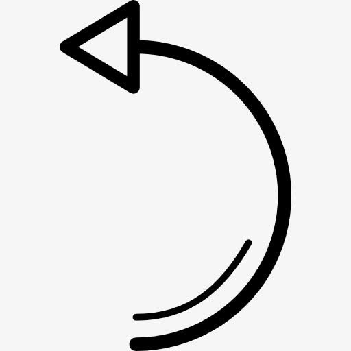 左转箭头图标免抠