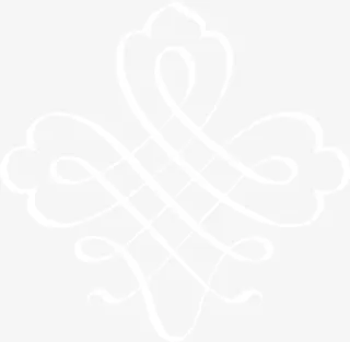 唯美白色中国结免抠