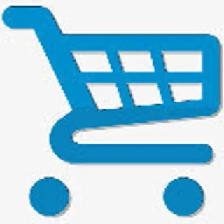 购物车蓝色电脑桌面网页图标免抠