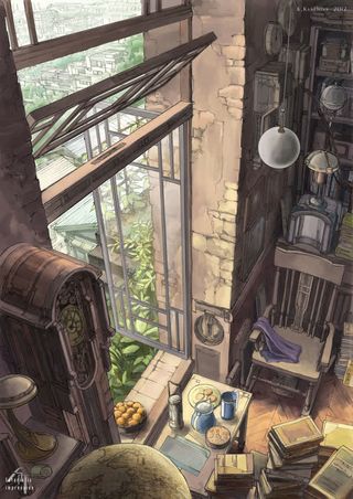 手绘我的家桌面壁纸免抠