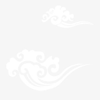 白色祥云喜庆图片免抠