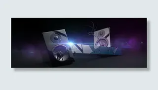 音响科技感背景banner设计