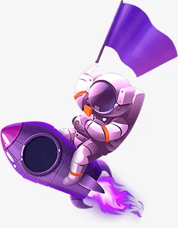 手绘卡通太空服飞船免抠 手绘卡通太空服飞船免抠