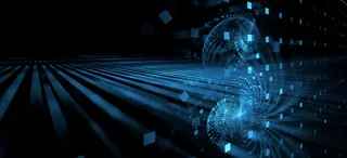 科技曲线背景banner装饰高清