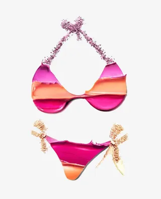 口红画的内衣内裤免抠