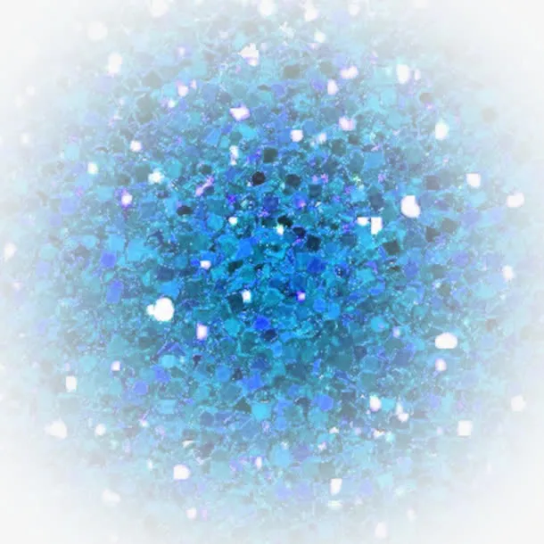 蓝色宝石炫彩免抠