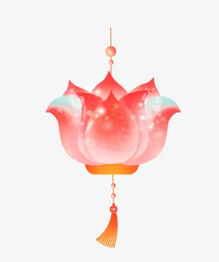 灯笼元素主题免抠