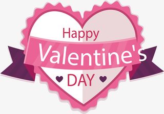 情人节可爱小清新装饰海报装饰免抠