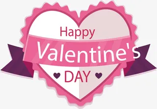 情人节可爱小清新装饰海报装饰免抠