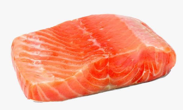 三文鱼肉块高清素材免抠