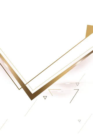 时尚线条金色免抠