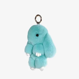 皮草主图萌萌哒小兔子皮草小兔子免抠