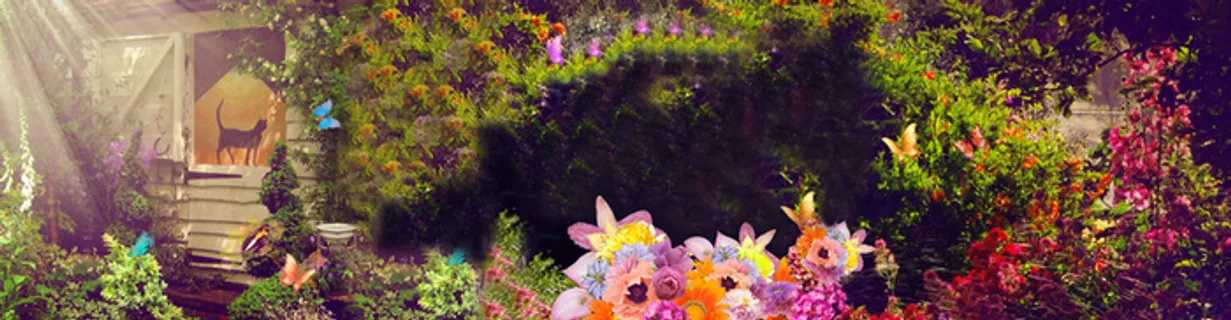 唯美淘宝海报背景图片高清